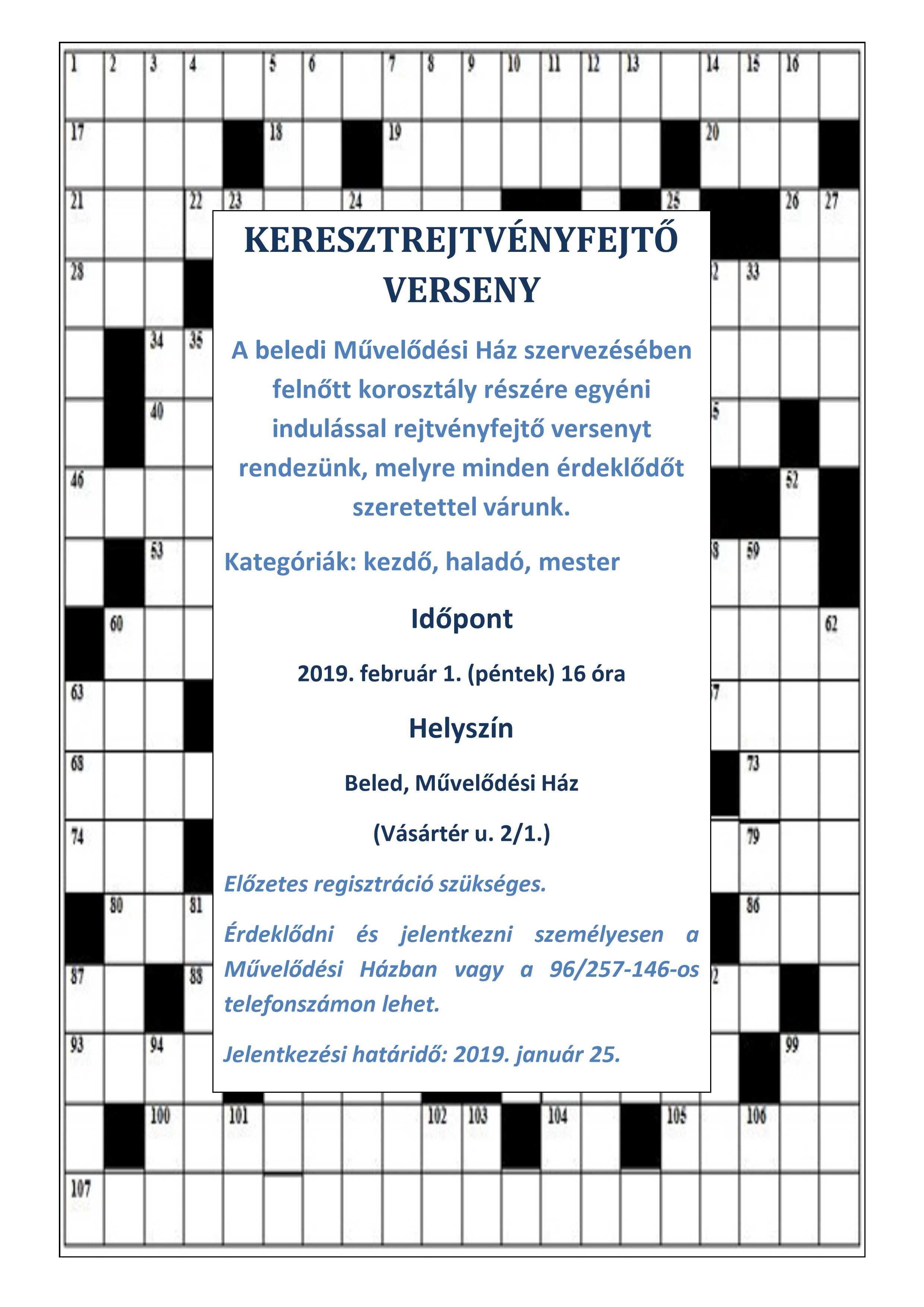 Keresztrejtvény